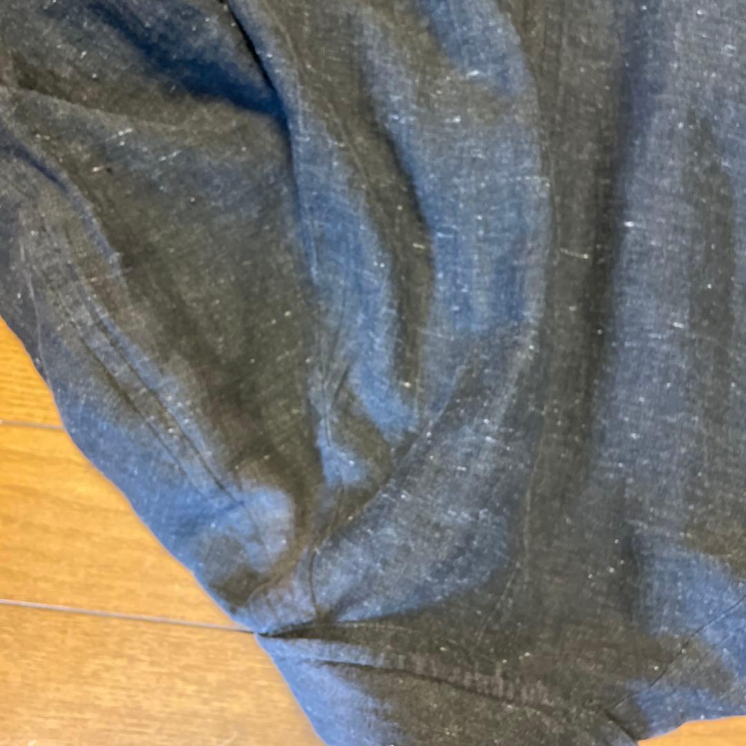 コムデギャルソンオム　麻100%のフライフロントコート