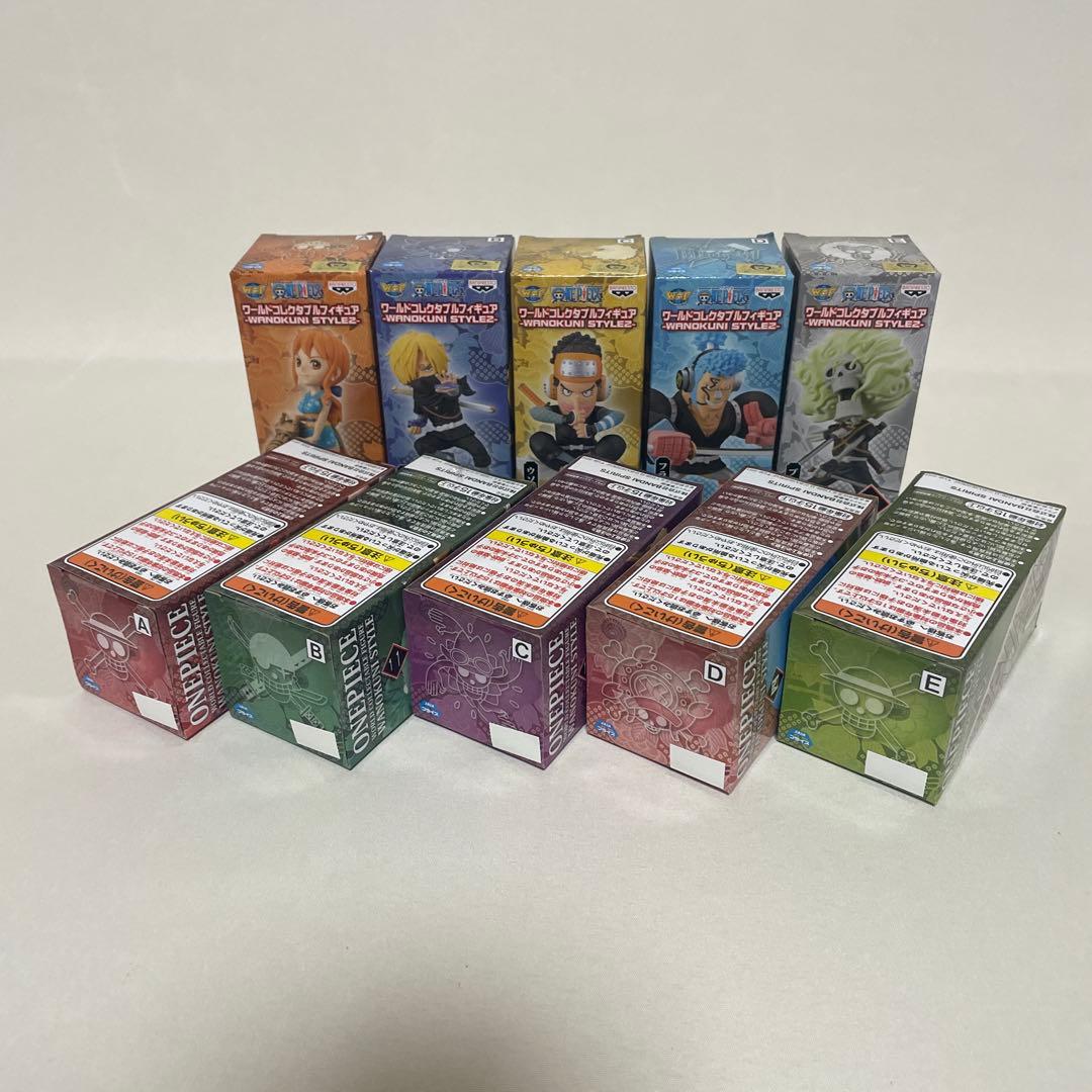 ワンピース　ワールドコレクタブルフィギュア ワノ国スタイル全10種