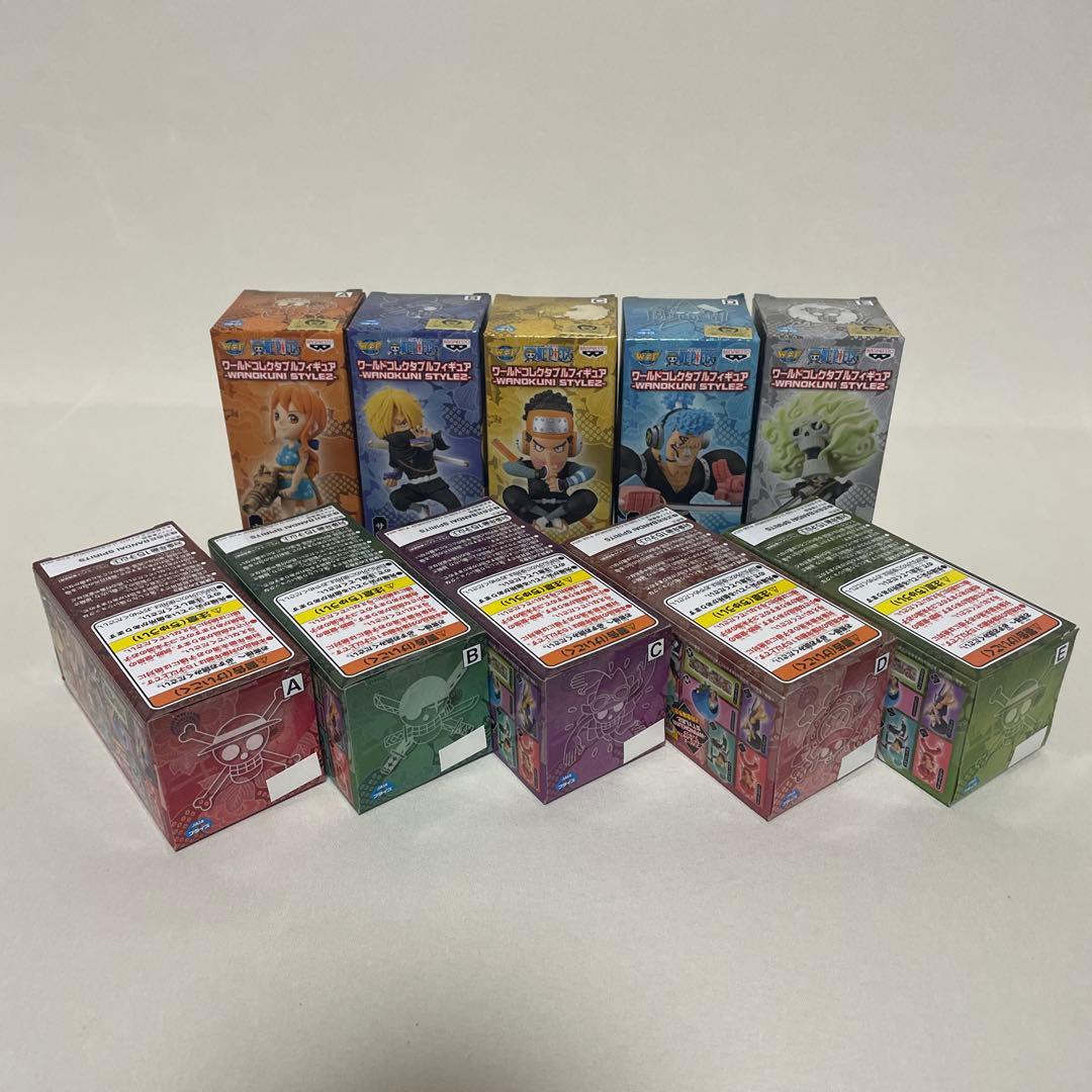 ワンピース　ワールドコレクタブルフィギュア ワノ国スタイル全10種