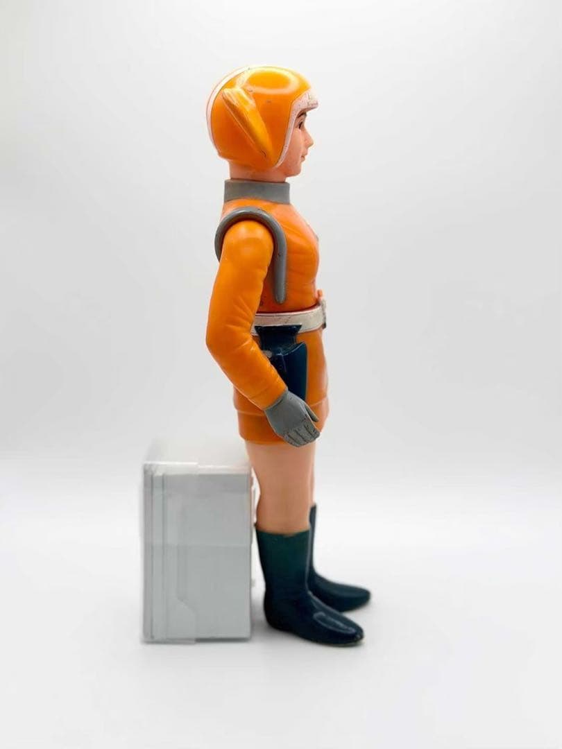 トリプルファイター　SAT女性隊員 ソフビ ブルマァク 当時物 昭和レトロ