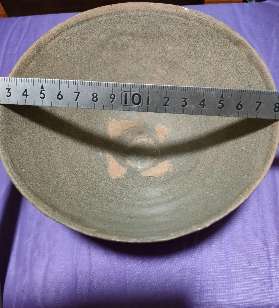 高麗青磁茶碗　朝鮮美術　時代物アンティーク