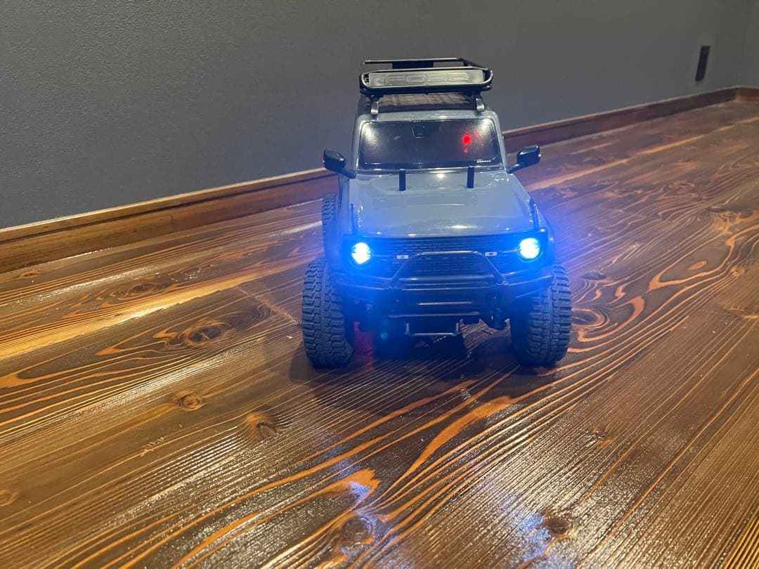 値下げ　タミヤ　タミヤ フォード　ブロンコ ボディ　LED付き　クローラー