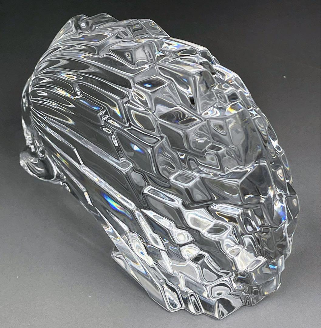 【美品・希少】Baccarat バカラ ハリネズミ 針鼠 ぺーパーウェイト 置物