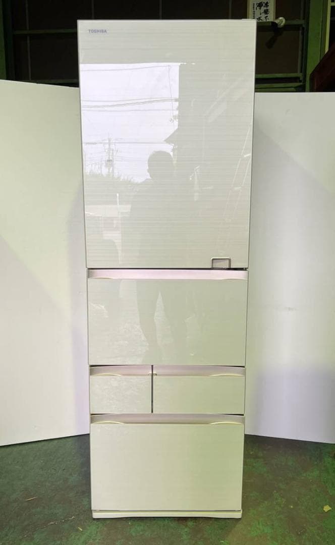 【完動品】TOSHIBA 東芝 ノンフロン冷凍冷蔵庫 GR-S500GZ