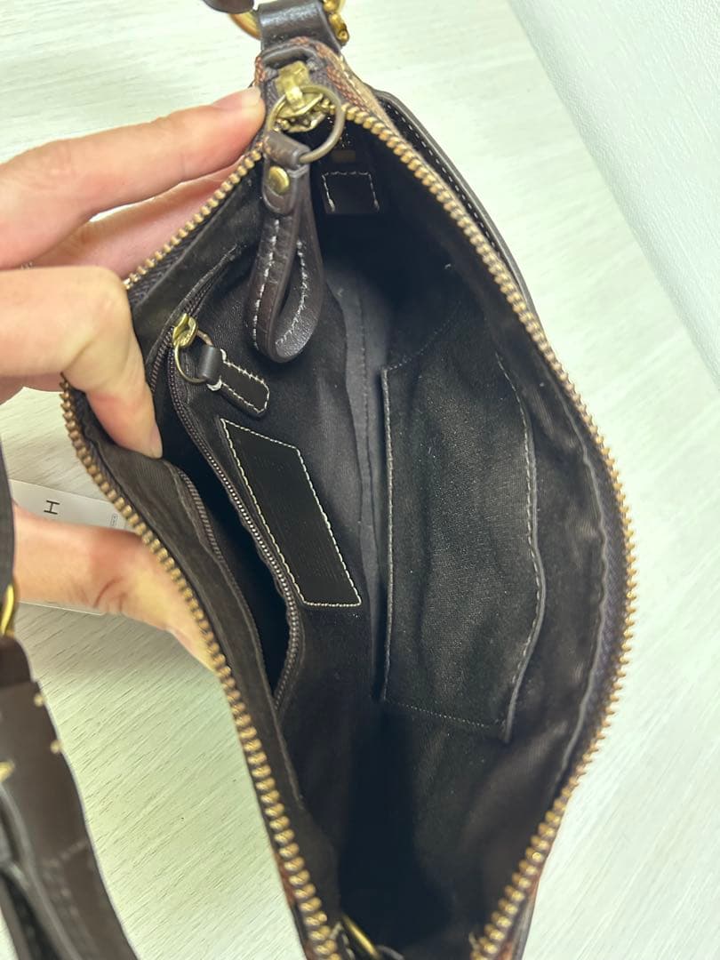 COACH ショルダーバッグ ハンドバッグ　ブラウン
