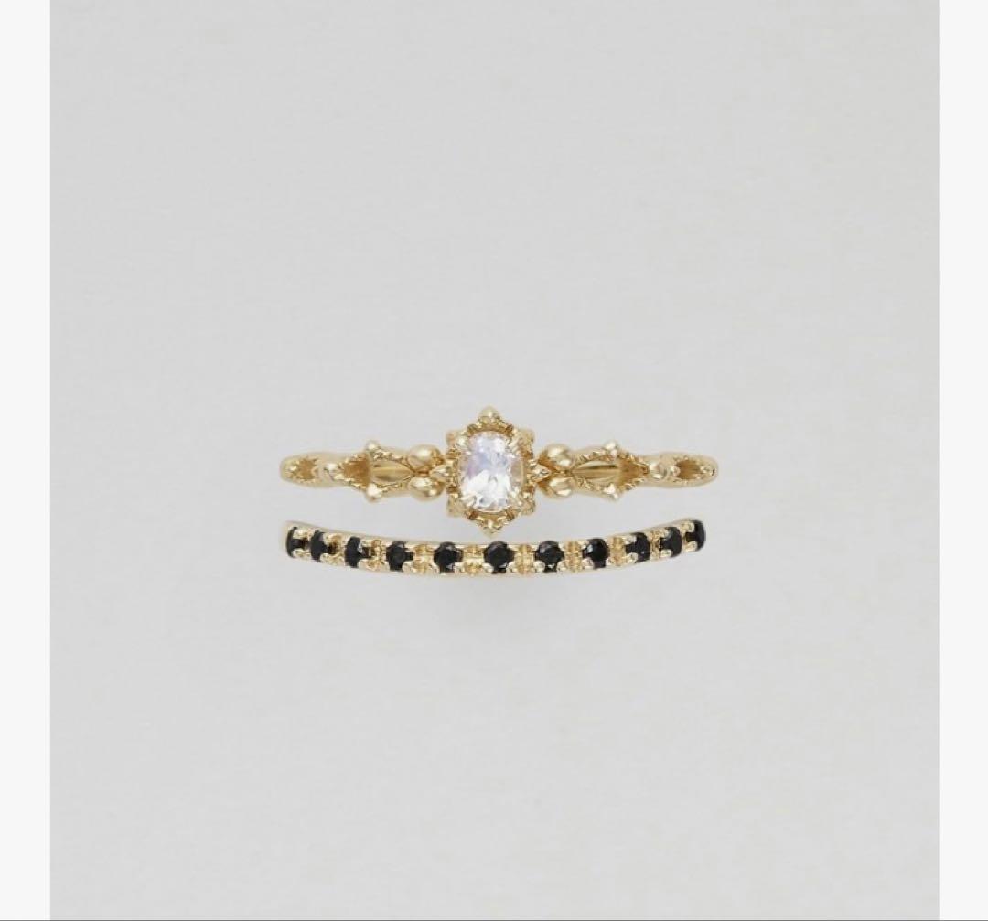 K10 ラブラドライト ピンキー NOJESS 上品 ゴールド 3号