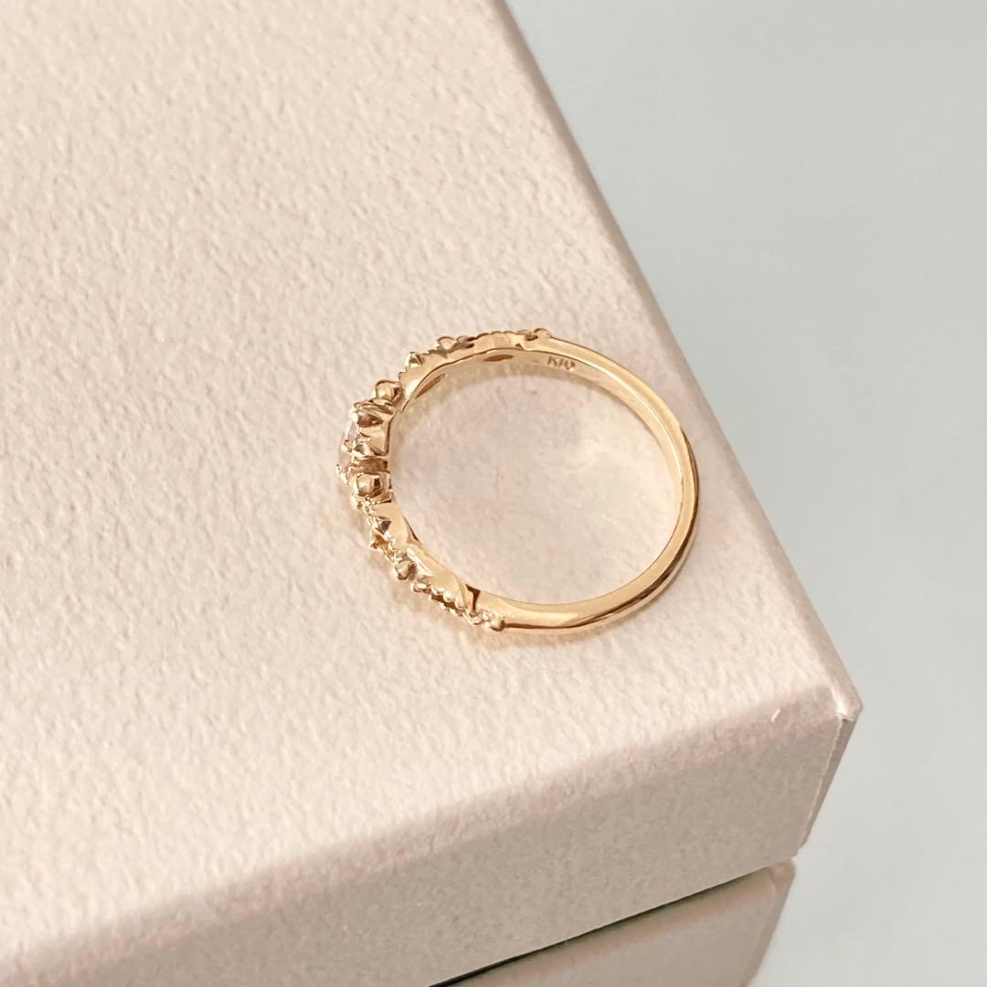 K10 ラブラドライト ピンキー NOJESS 上品 ゴールド 3号