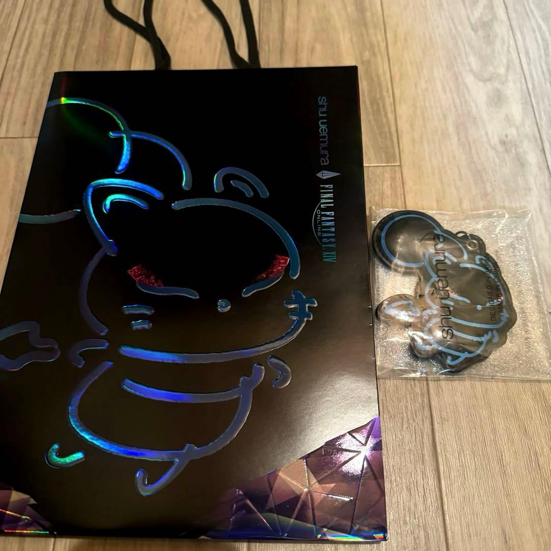 shu uemura FF14コラボ キーリング&ショッパー