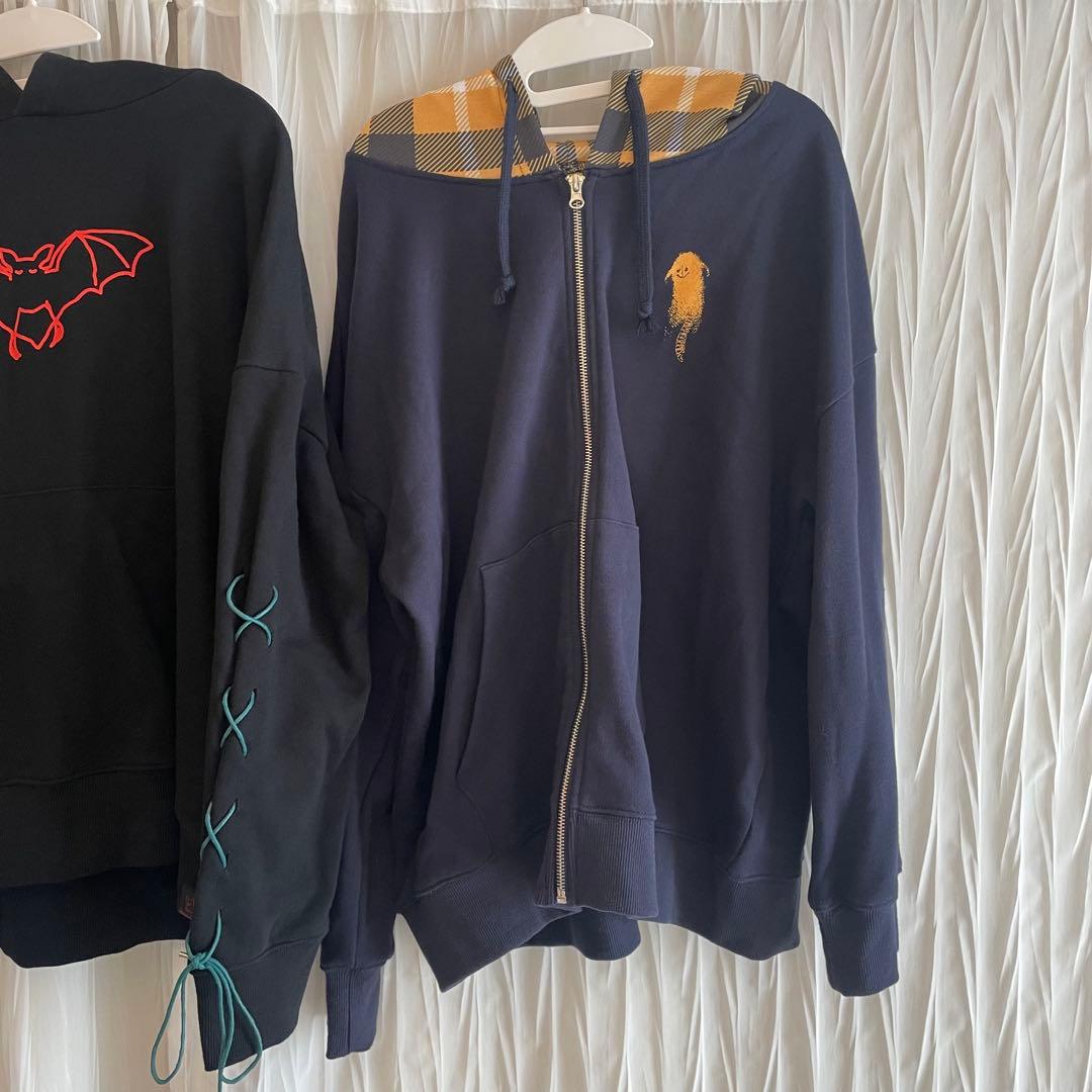 【ライブショッパー付】こうもりパーカー　せきついくんパーカー　セット