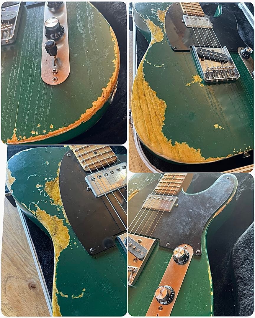 ハードレリックテレキャスタータイプ/オールラッカーアッシュボディ/ギブソンPU