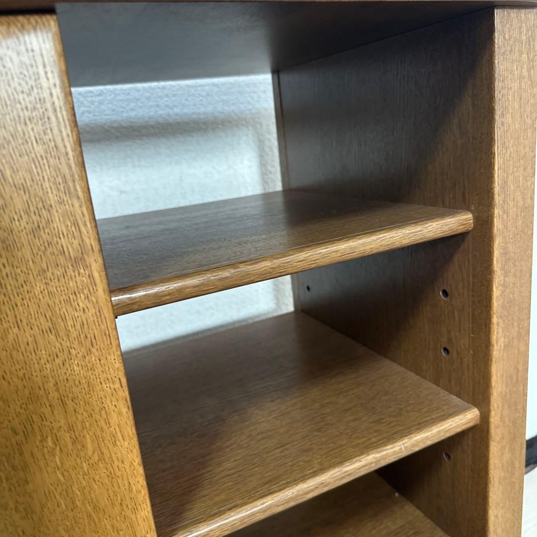 【展示品】浜本工芸 スリッパラック 木製 棚 花台 電話台 収納棚 ※i4※