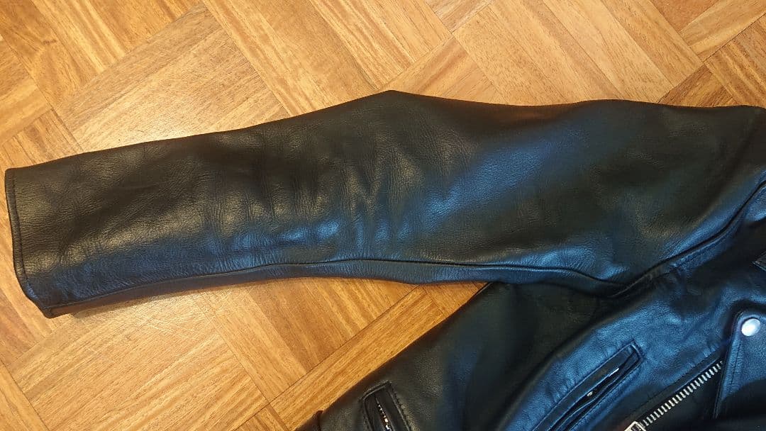 FAST LANE 牛革 ダブルライダースジャケット 34