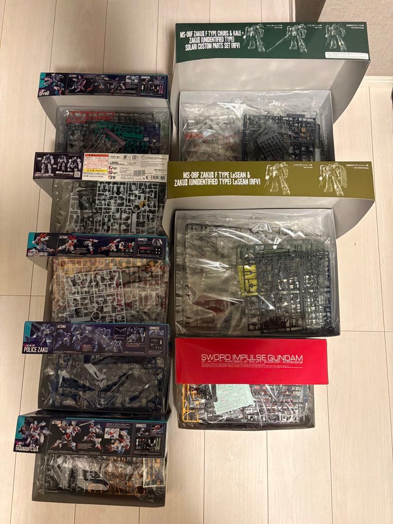 HG RGガンプラセット 8点（GQuuuuuux'Requiem)