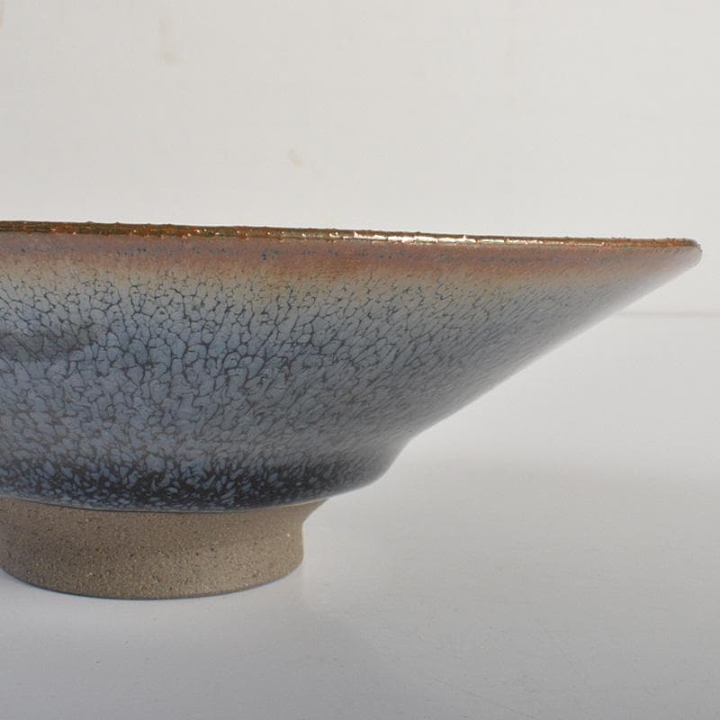 茶道具　松林 廣作　天目三稜組鉢　5客　共箱　M　R6785