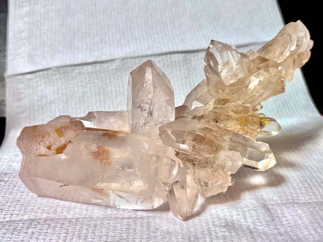 【希少】天然ヒマラヤ水晶クラスター(マニカラン産) マニカラン水晶 大きめ