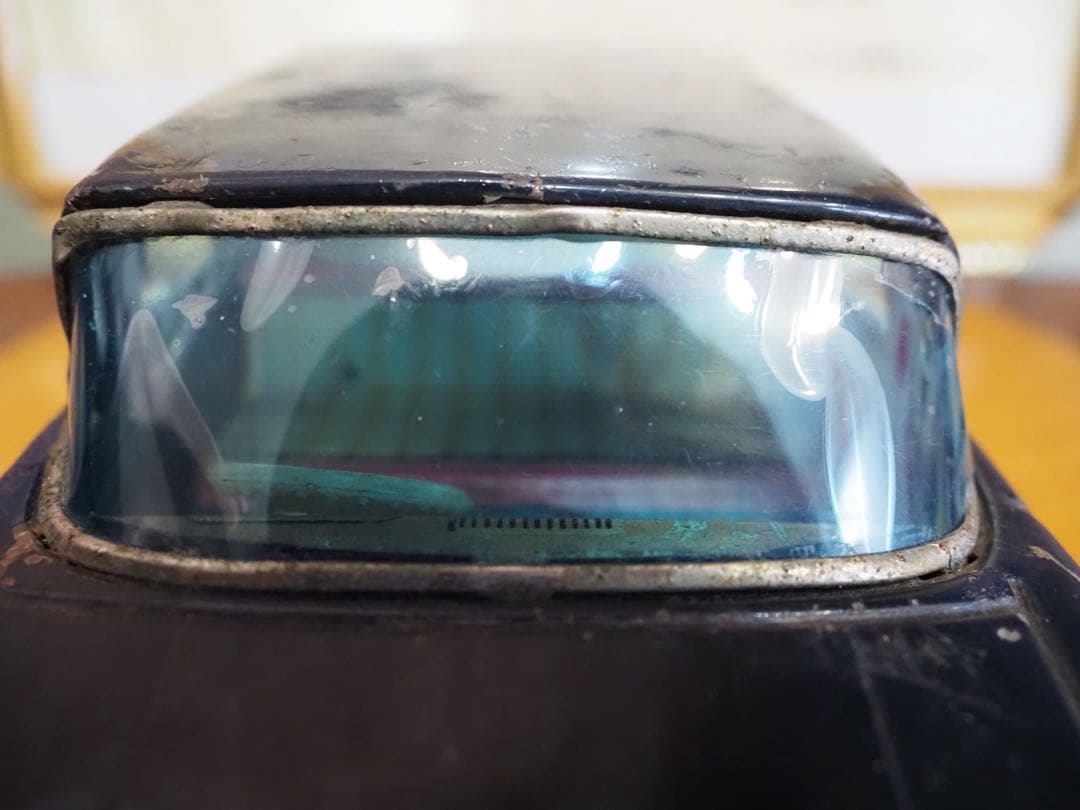 昭和レトロ　イチコー　ブリキ　日産セドリック・カスタム　縦目4灯　初期　おまけ