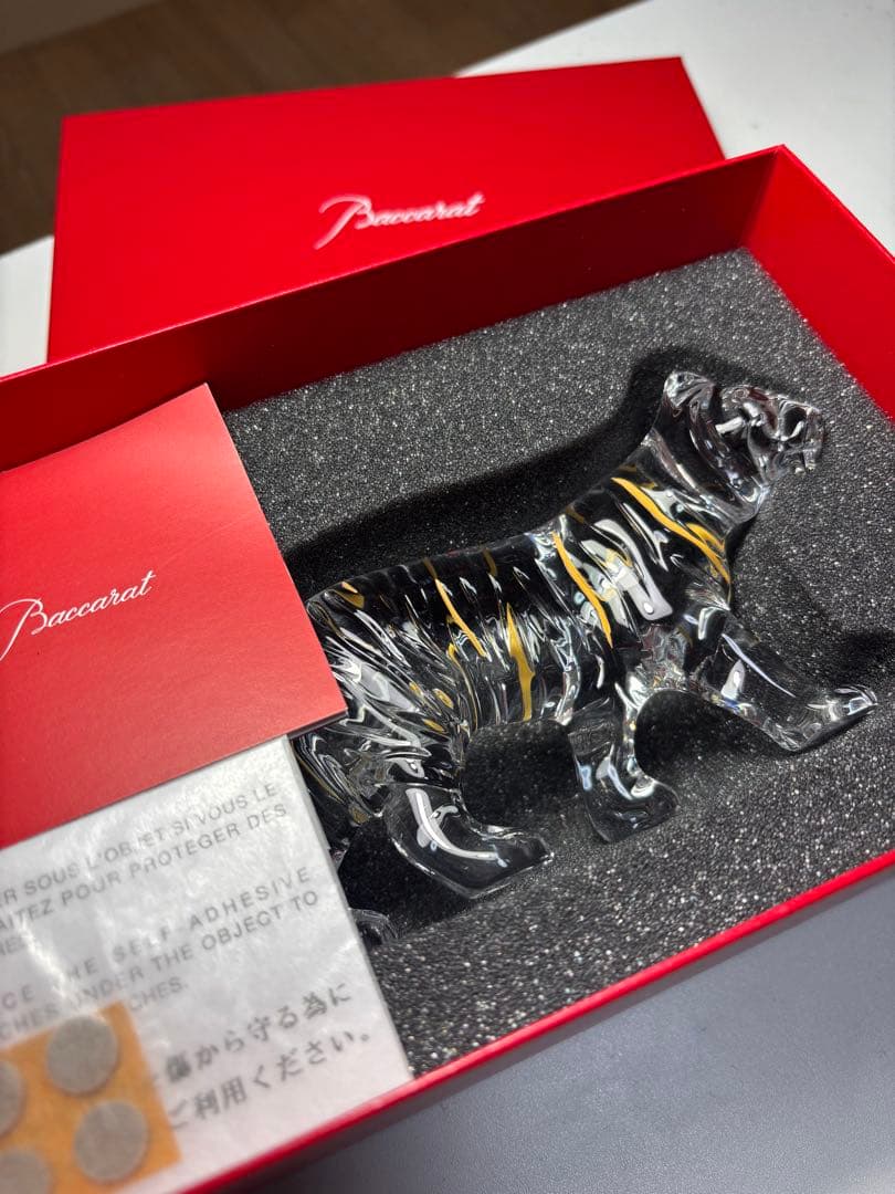 Baccarat バカラ 未使用 干支置き物　虎