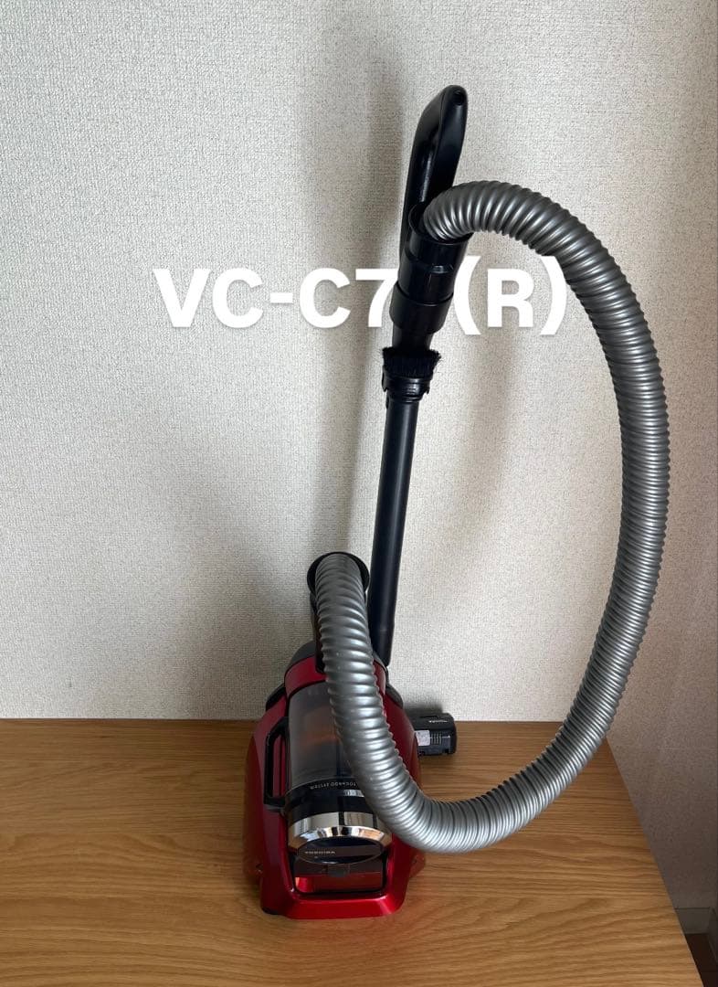 東芝 クリーナー VC-C7（R） 【消毒/清掃/動作確認済】