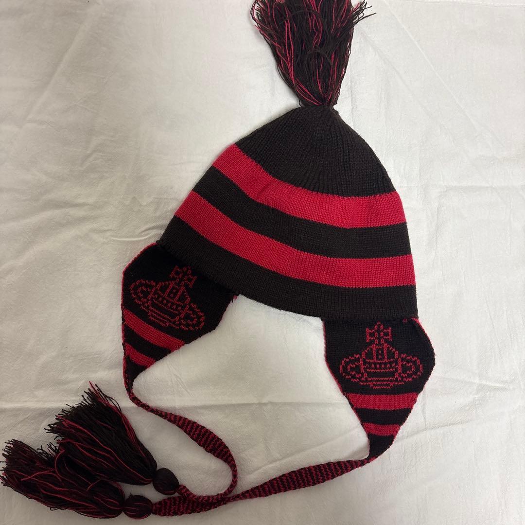 【希少】vivienne westwood 耳当て付きニット　NANA