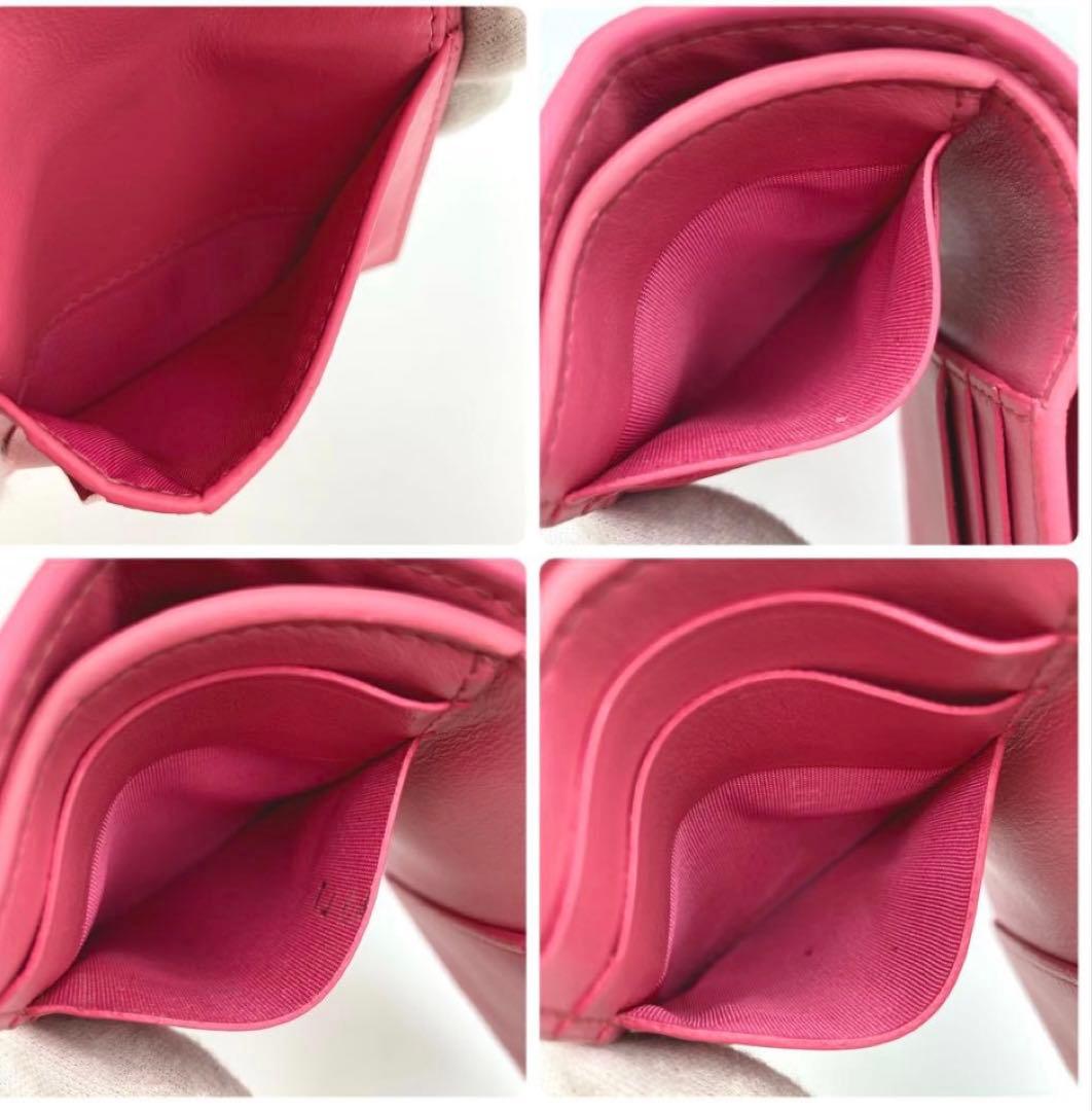 Bottega Veneta 二つ折り財布 ピンク