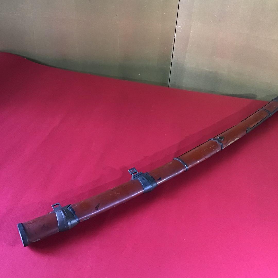 太刀　朱塗　鞘　室町時代