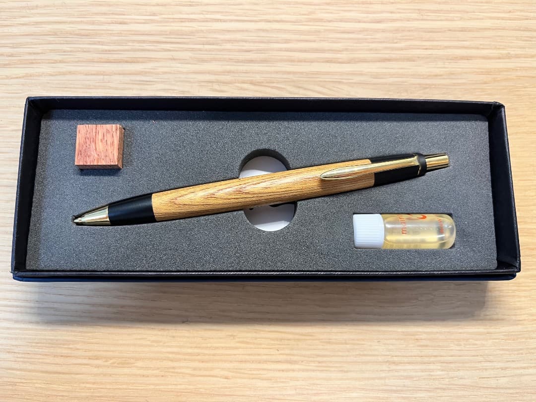 野原工芸 欅のシャープペンシル 旧型 固定式口金つき