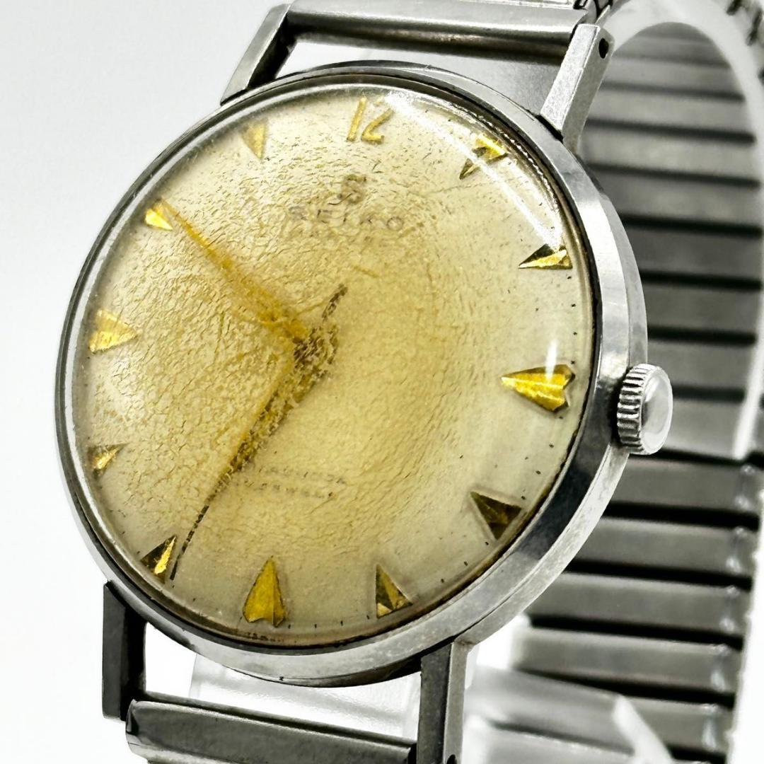 希少 SEIKO MARVEL 手巻き時計 ディアショック 17 jewels