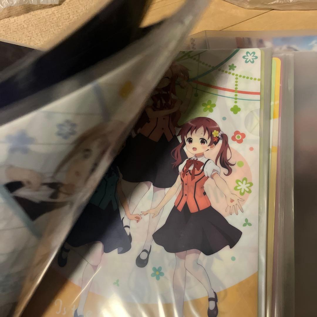 ごちうさ 120枚セット クリアファイル クリアファイルホルダー付き