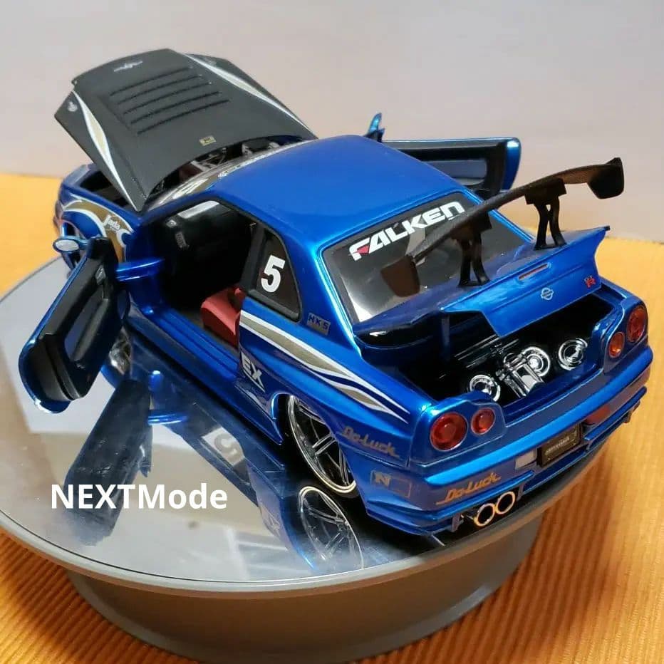 ミニカー Jada 完成品 2台展示台set