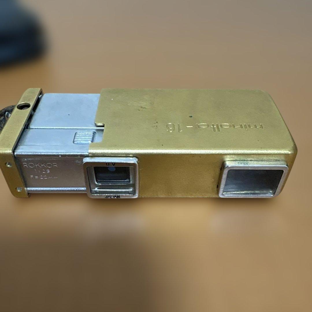 【レア】Minolta-16 ミノルタ16 ポケットカメラ ゴールド