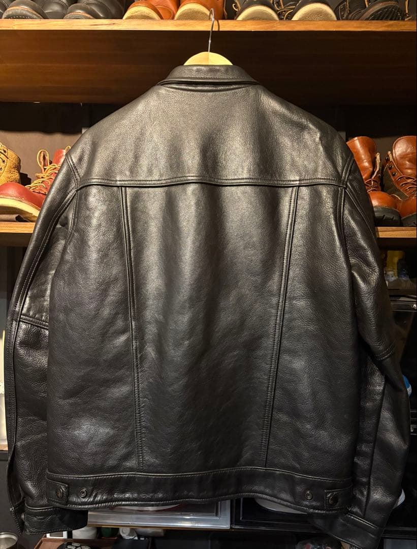 最終値下げ　VANSON DJCB 3rdレザージャケット　42 トラッカー