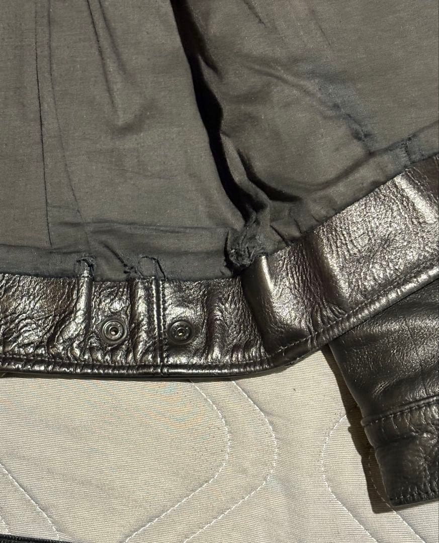 最終値下げ　VANSON DJCB 3rdレザージャケット　42 トラッカー