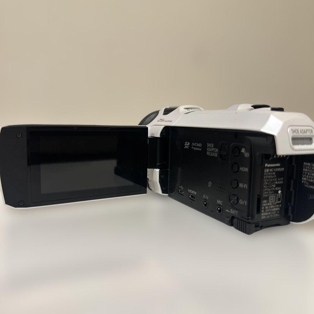 パナソニック/4K/内蔵メモリー64GB/Wi-Fi搭載/HC-VX992M