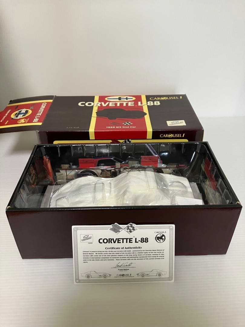 ミニカー 1/18 CORVETTE L-88 1969 GM Test Car