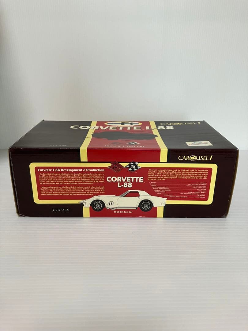 ミニカー 1/18 CORVETTE L-88 1969 GM Test Car