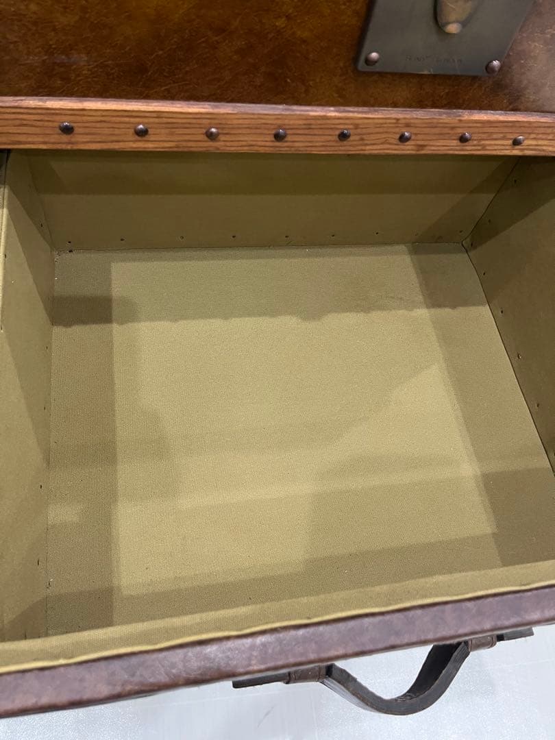 HALO 本革サイドボード ハロ トランクキャビネット レザー ヴィンテージ