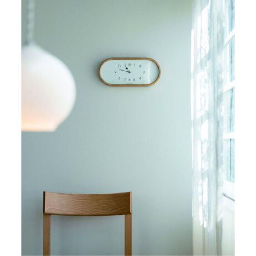 Curva クルヴァ ウォールクロック　ナチュラル