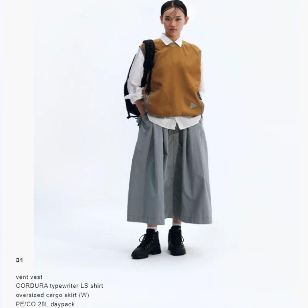 andwander スカート　タグ付き新品