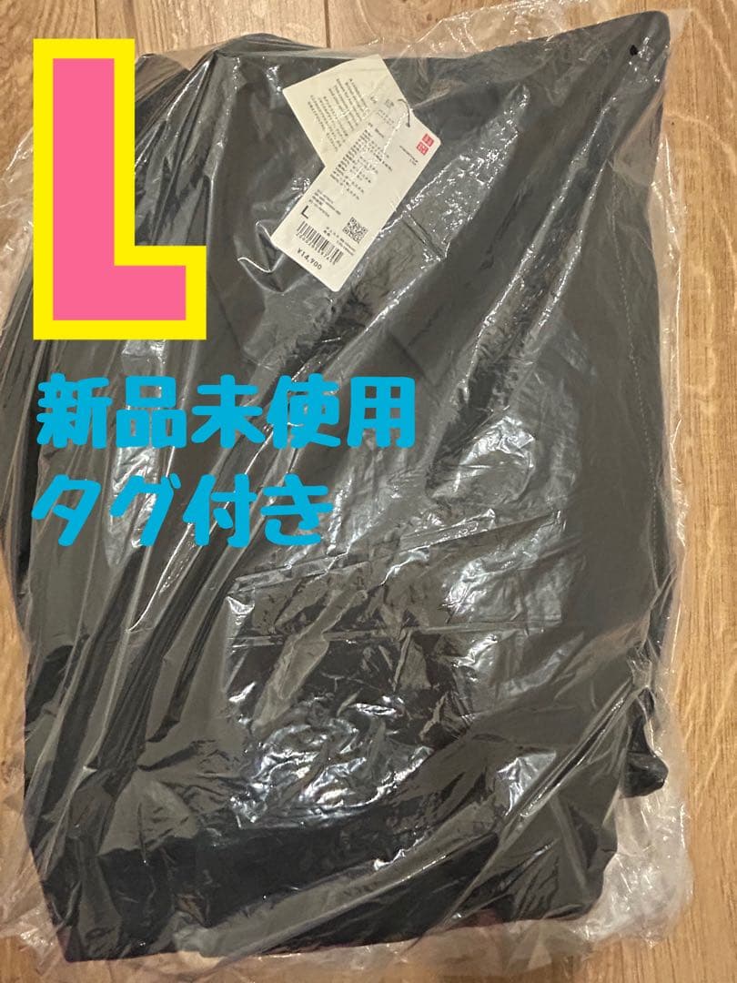 ユニクロC パフテックハーフコート ブラックL