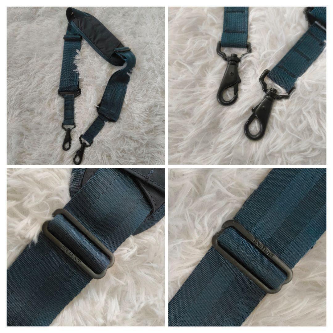 美品　ブリーフィング　 ビジネス　ショルダー　ハンド　ネイビー　2way　A4