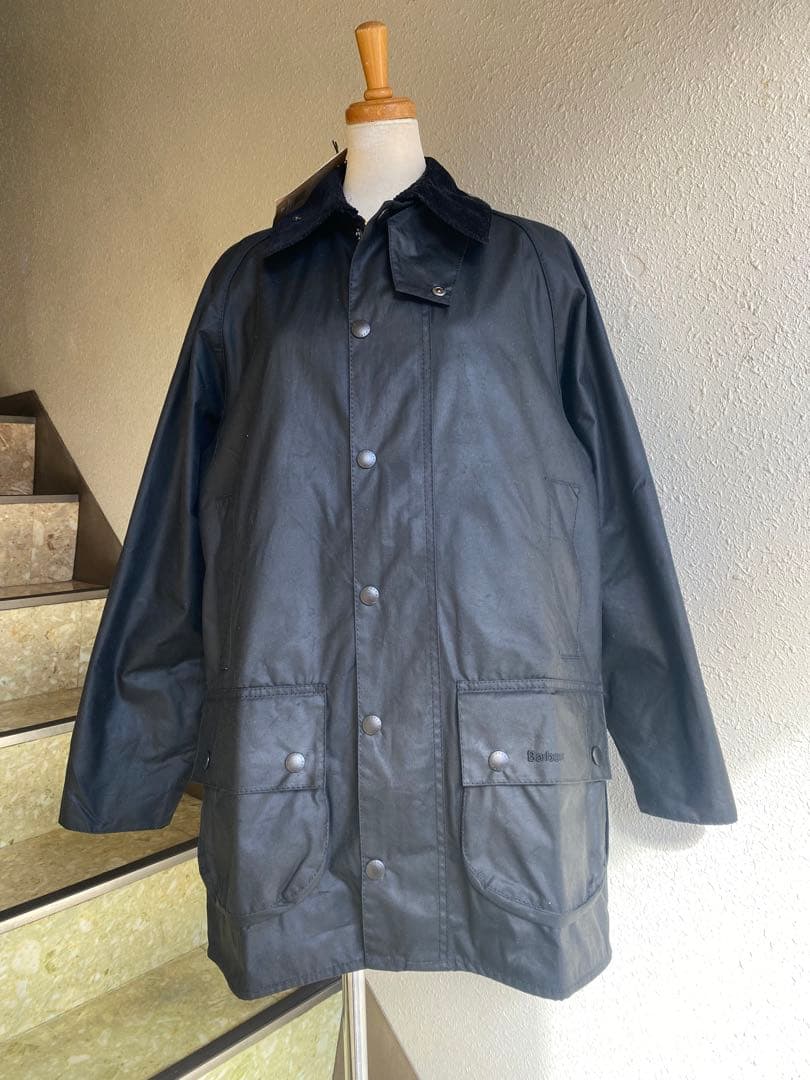 愚地さま【新品】Barbour オイルドジャケット ブラック M 38