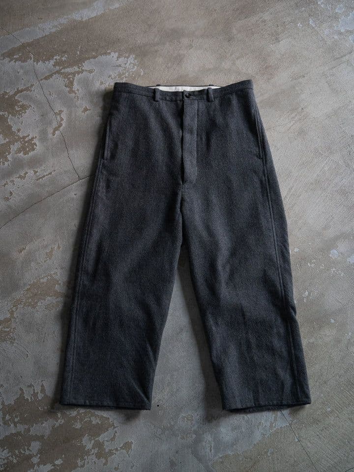 PRY シュウト Washed Serge Sarouel Wide Pants