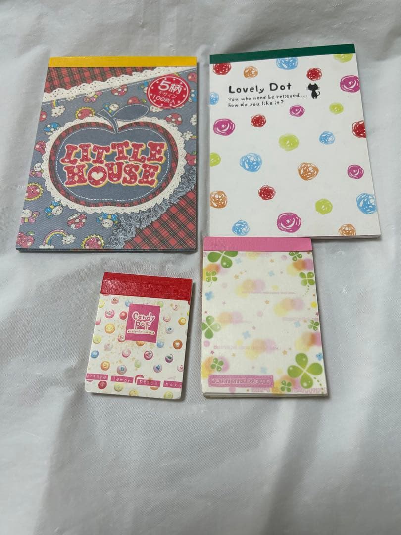 平成　レトロ　ファンシー　アニマル　クローバー　大量　メモ帳　おまとめ売り