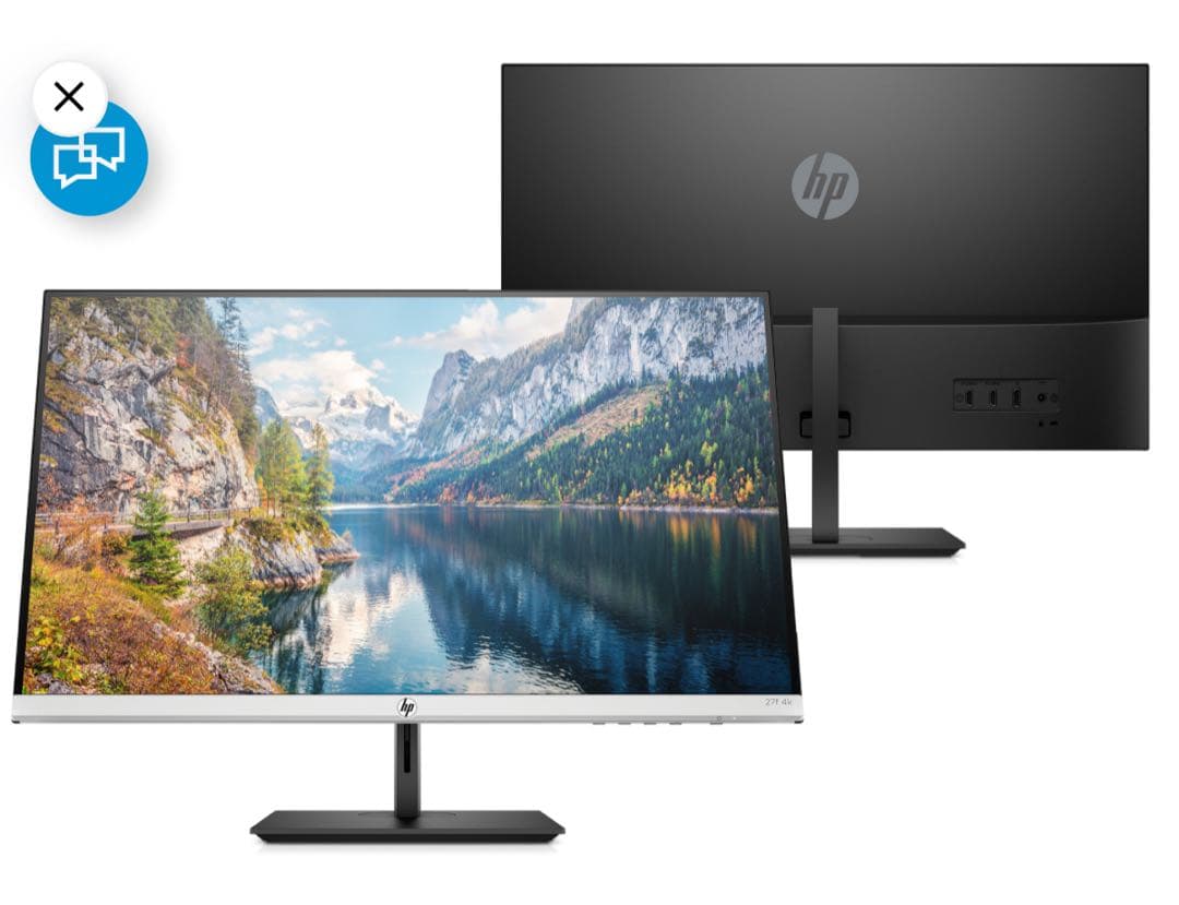 HP 27f 4k ディスプレイ モニターアーム付