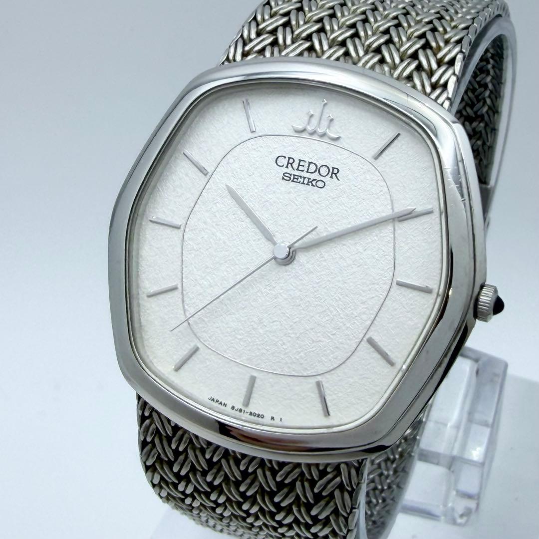 【稼働 新品電池】セイコー クレドール 8J81-5030 腕時計 クオーツ