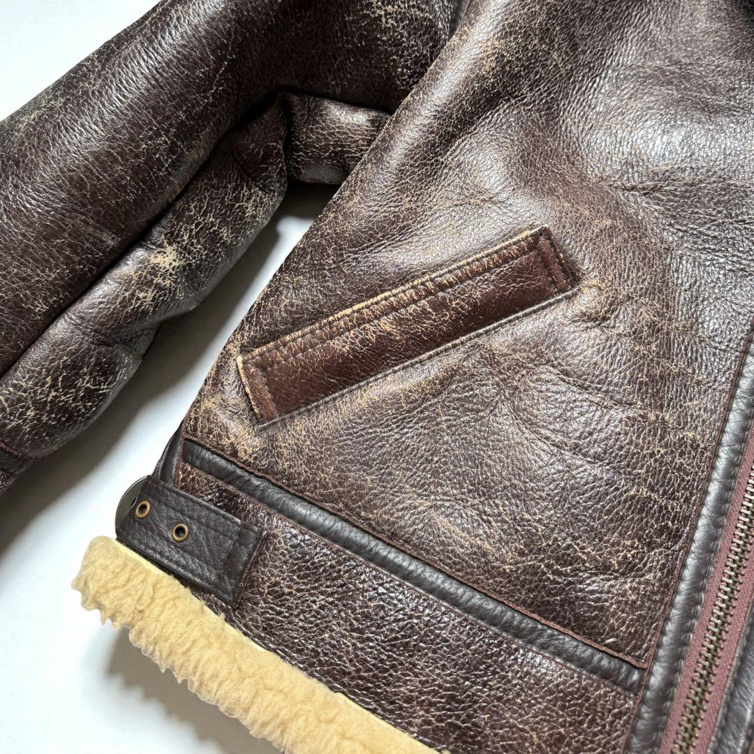 AVIATION　B-3　シープスキン　ムートンジャケット