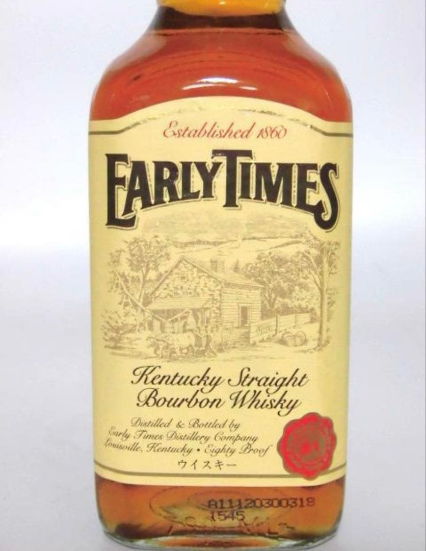 アーリータイムズ 1990 旧ボトル 正規品 700ml 松田優作