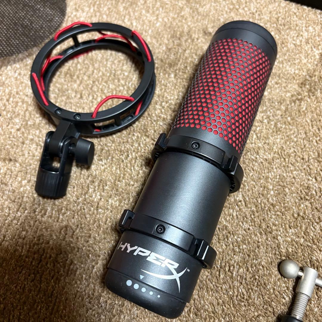 【アーム付き】HYPERX QUADCAST USBマイク