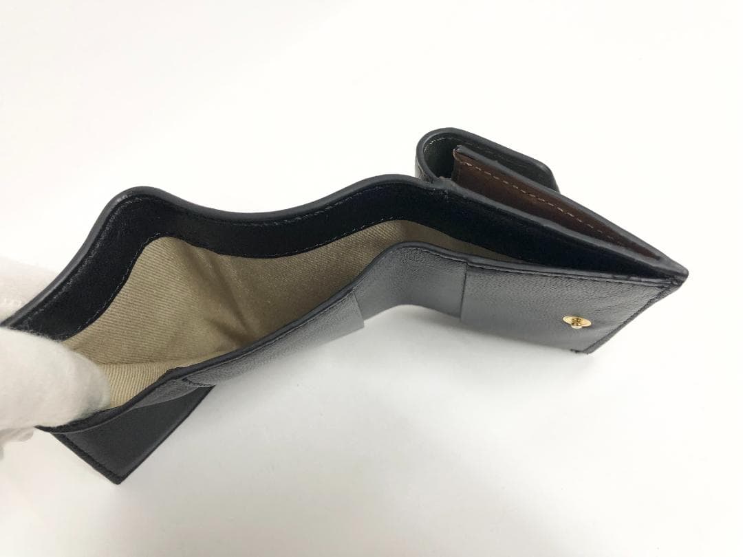 ○★新品未使用　MARNI (マルニ)　三つ折り財布　グリーン×グレー×ブラウン