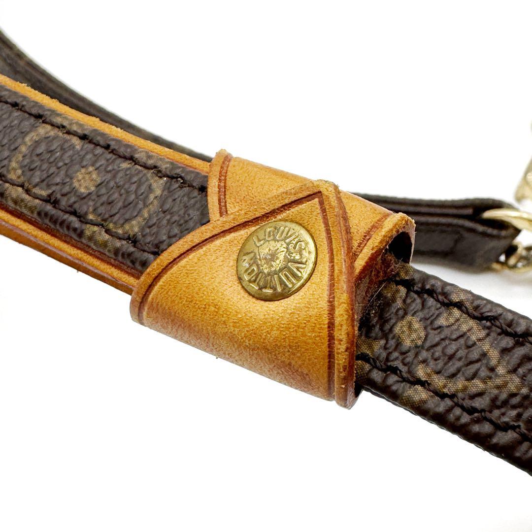 LOUIS VUITTON ルイヴィトン リード 小型犬 モノグラム レザー